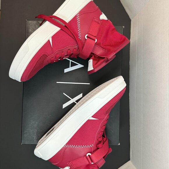 Armani Exchange Womens High Cut Sneakers - Picture 4 of 6